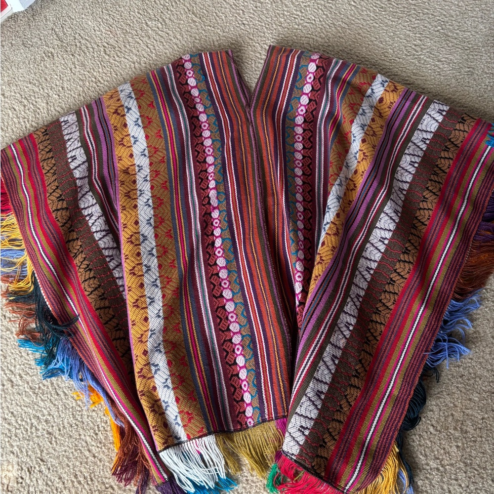 Peruvian Alpaca Poncho